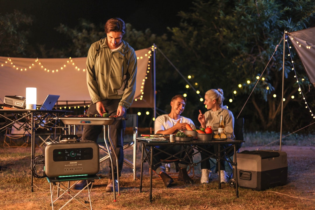 Use a Solar Generator to Grill Outdoors While Camping